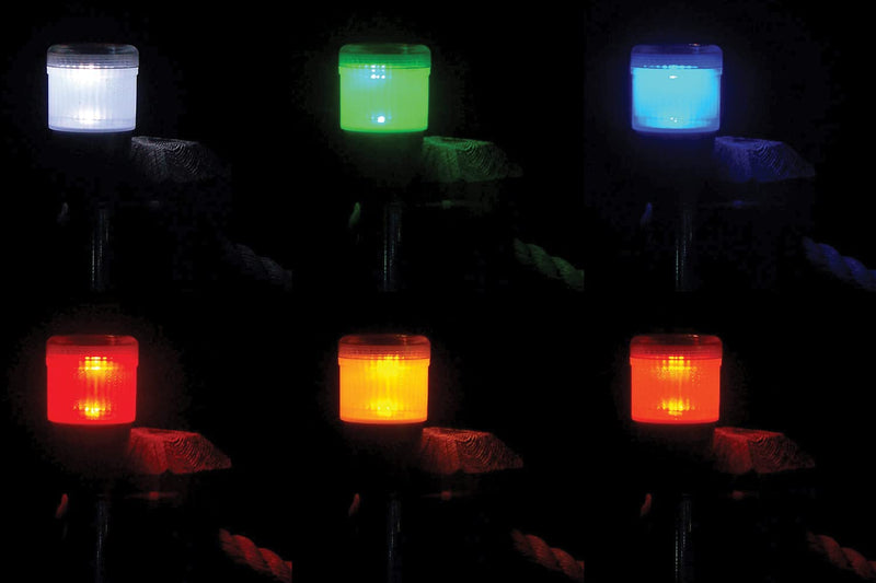 Postlite Dock Edge + Solar LED (2 Pack), Multicolor