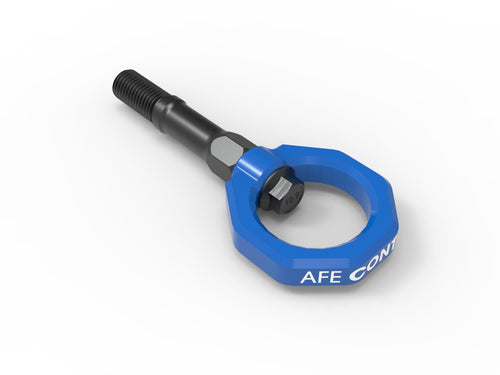 Chevrolet Corvette (C8) aFe Control Rear Tow Hook Blue 20-24 V8-6.2L