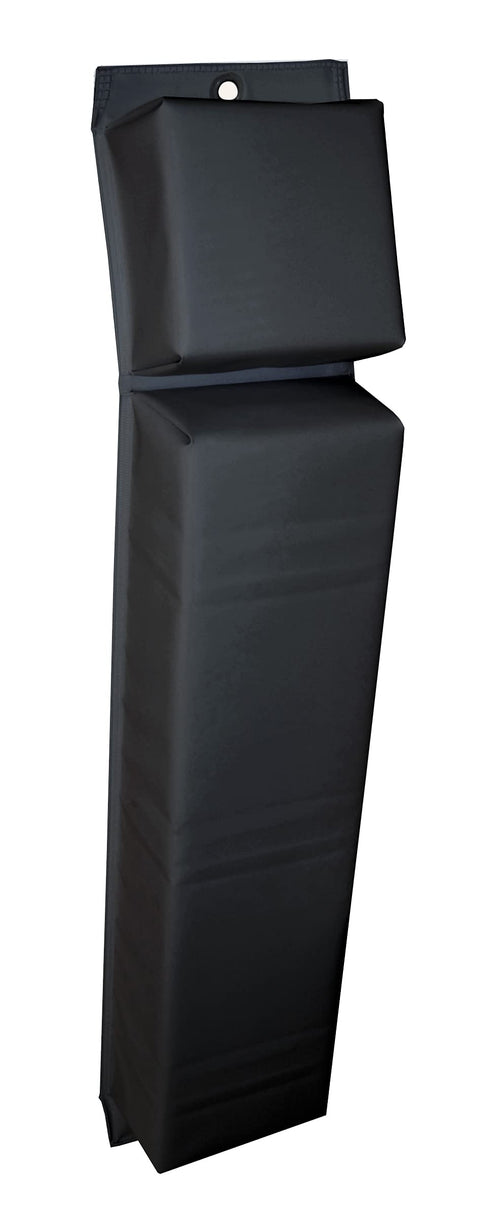 Vinyl Covered Hull-Saver Contoured Fender, Black (30" L x 6" W x 4" D)