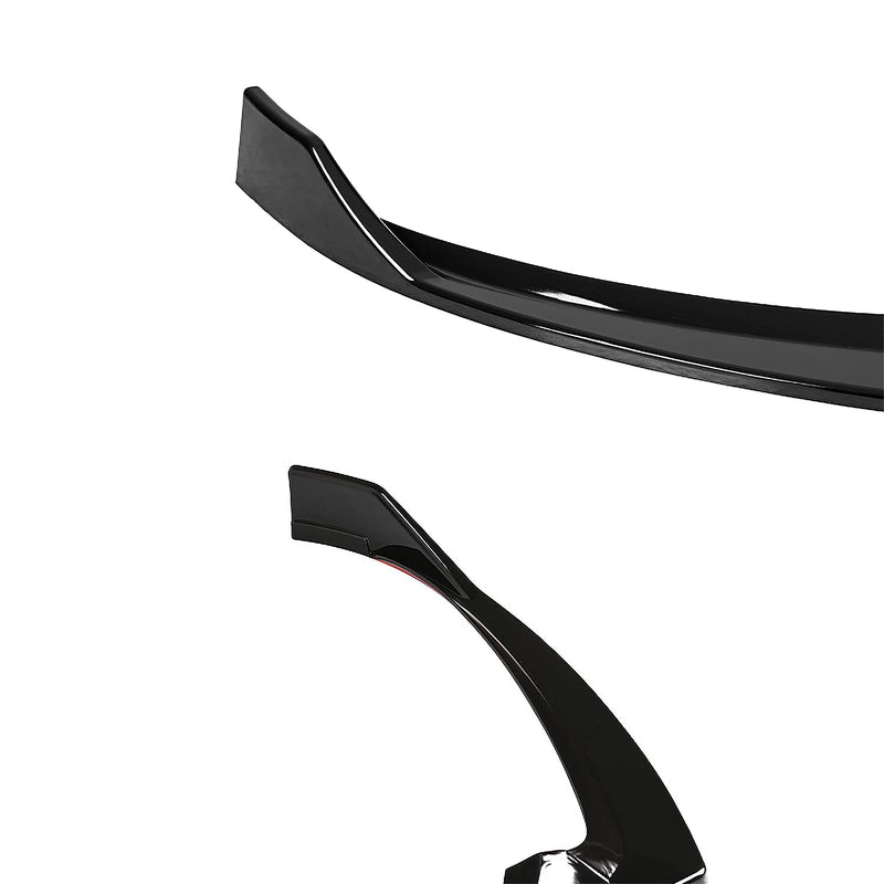 Glossy Black Spec-D Tuning Front Lip Spoiler Splitter Compatible with 2015-2018 Mercedes Benz C-Class W205