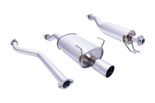 Stainless Steel Megan Racing MR-CBS-AR02NS Cat-Back Exhaust System