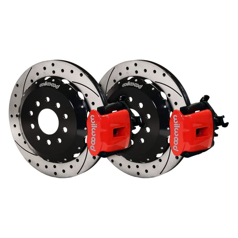 Rear CPB Kit, 12.88", Drilled, Red