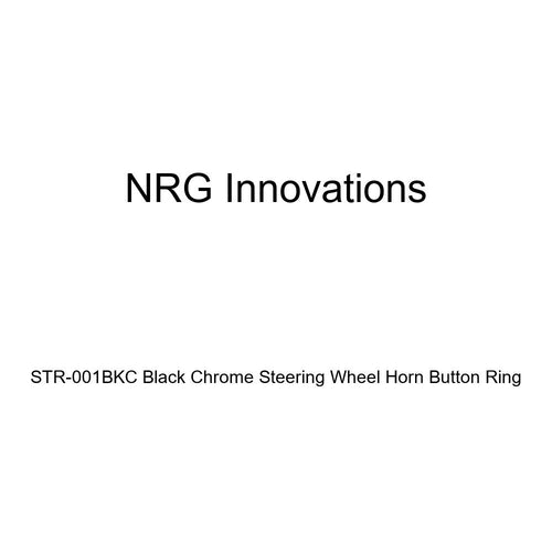 Black Chrome NRG Innovations STR-001BKC Steering Wheel Horn Button Ring
