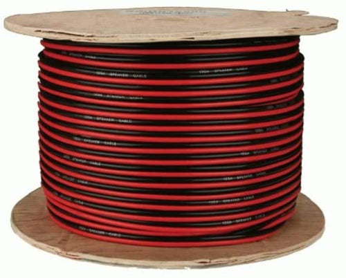 Speaker Wire Installbay 14 Gauge All Copper Red-Black Paired Coil - 500 (SWRB14500)