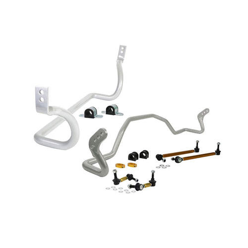 BMK008 Whiteline Front and Rear Sway Bar Vehicle Kit; Fits Mitsubishi Lancer 09-15