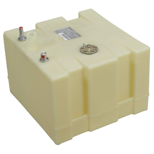 Below Deck Permanent Fuel Tank Moeller Marine 032515, 15 Gallon - 17.75 in. L x 18.50 in. W x 15.25 in. H