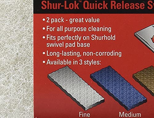 Shurhold Fine Scrubber Pad - Shur-LOK (2-Pack)