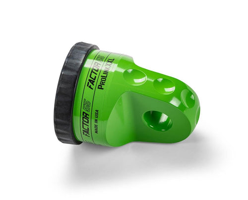 ProLink Factor 55 Winch Shackle Mount for Large Overland and Military-Style Vehicles, Fits Lines Up to 1/2" Diameter - Green