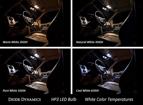 194 HP3 LED Bulbs (Pair) Diode Dynamics, Natural White (4000K)