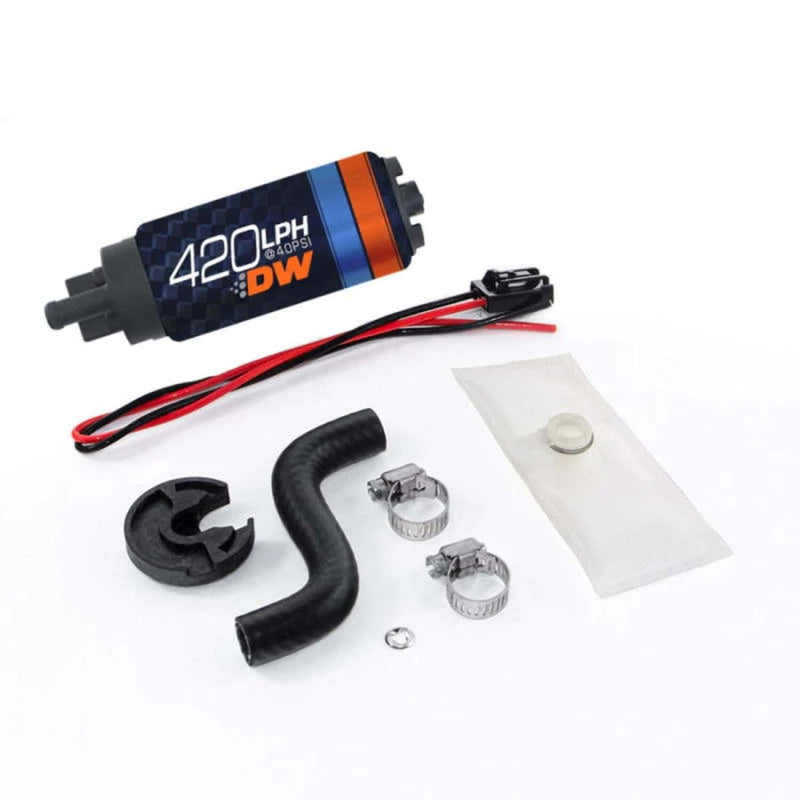 420lph Deatschwerks in-tank fuel pump w/ 9-1014 install kit (9-421-1014)