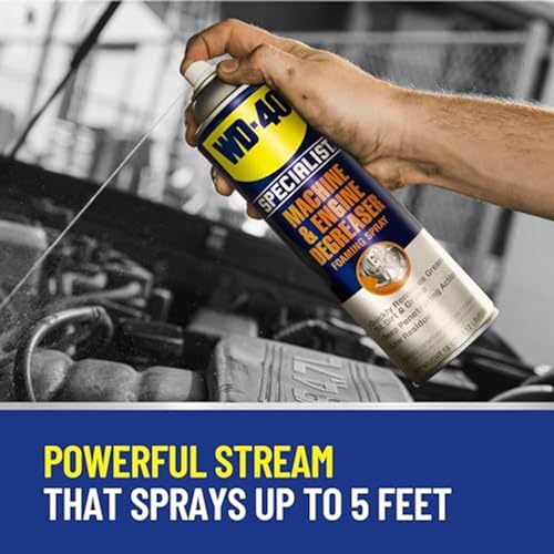 WD-40 Machine & Engine Specialist Degreaser Foaming Spray, 18 OZ