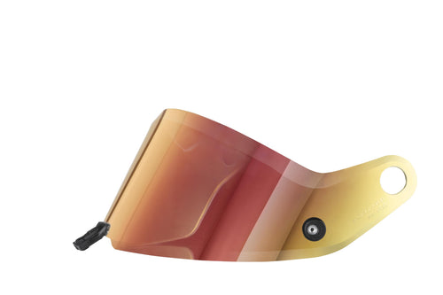 MIRROR YA0912 RED VISOR ST6 MEDIUM