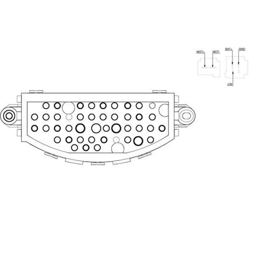 ABR 22 000S MAHLE Behr HVAC Blower Motor Regulator