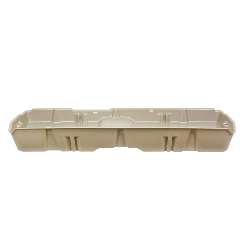 Under Seat Storage DuHa 10044 fits 2007-2013 Silverado/Sierra Crew Cab & 2007-2014 Heavy Duty Crew Cab | Tan Heavy-Duty Back Seat Organizer | Durable Construction | Includes Dividers