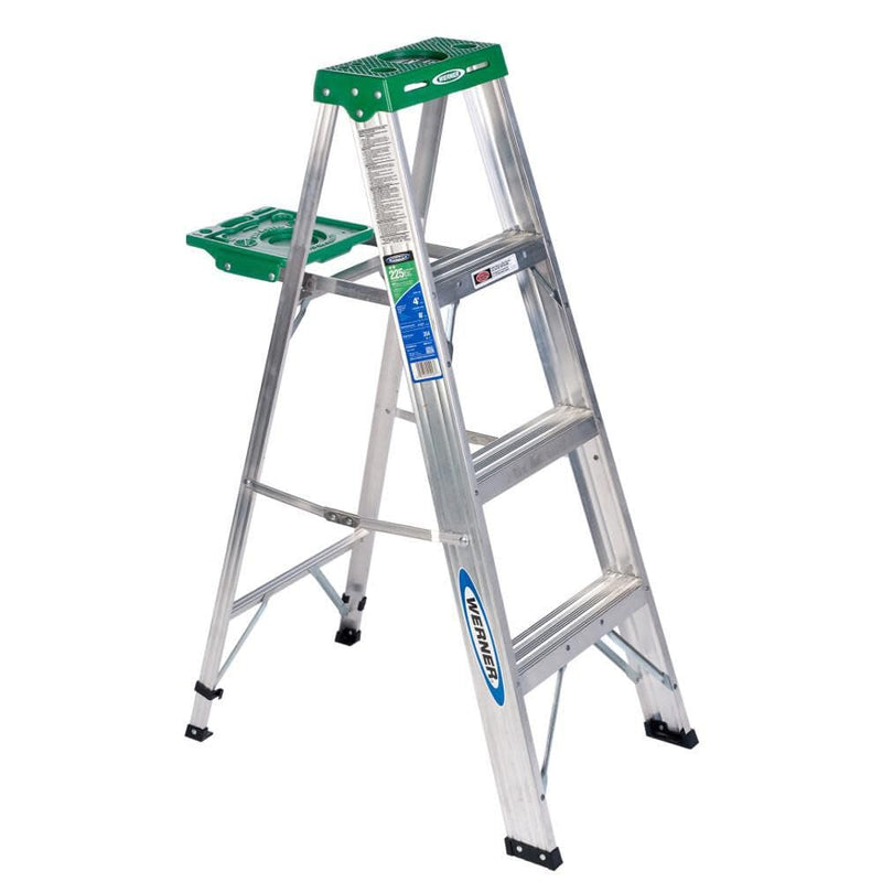 354 Werner stepladders, 4 feet, Green,red