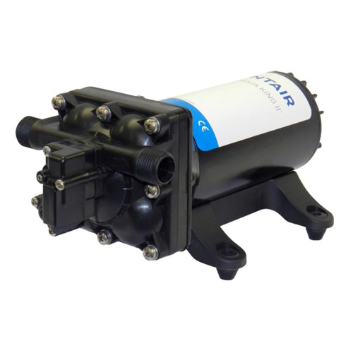 PENTAIR 4158-153-E75 SHURFLO Aqua King II Premium Fresh Water Pump, 12V, 5.0 GPM, 55 PSI, Multi-Fixture Marine and RV Diaphragm Pump with Built-in Bypass, Quiet Operation, and Heavy-Duty Construction