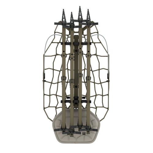 Echo Hunt Ready System NOVIX - Hunting Accessories Bundle w/Lock on Tree Stand & Tree Steps – Versatile & Packable – Frost-Coated Treestand Accessories - Made in USA, FDE (Flat Dark Earth)