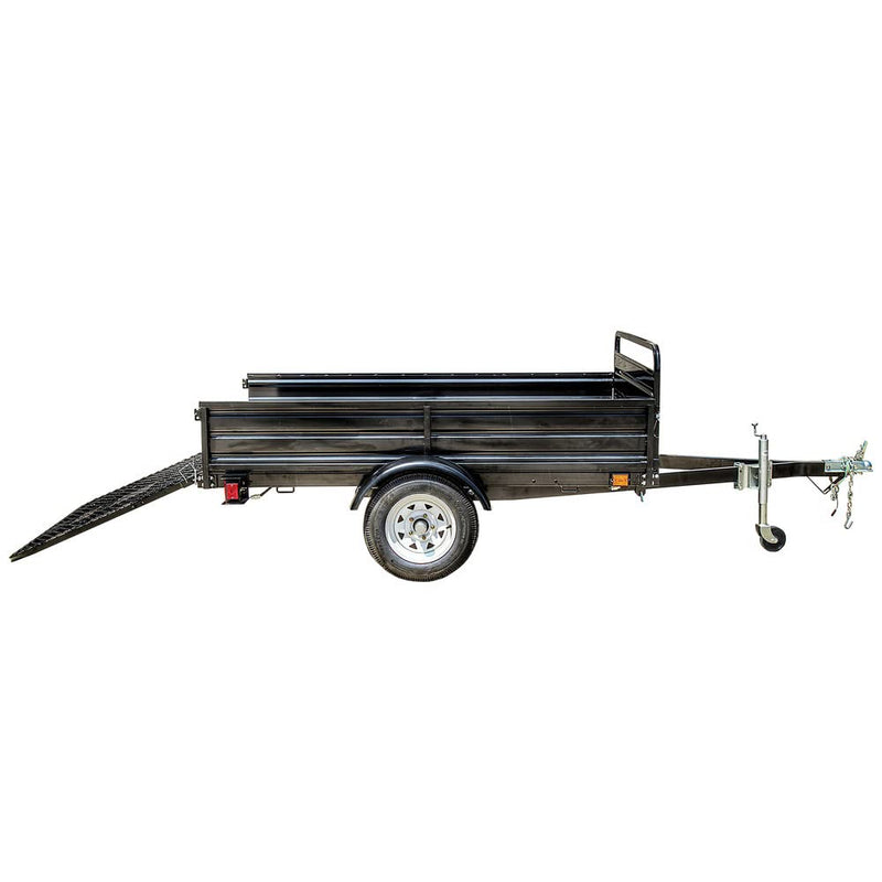 Utility Trailer DK2 4.5 x 7.5 Drive-Up Gate, Load Capacity 1639 lb, Deck Length 7.5 ft, Deck Width 4.5 ft, Model# MMT5X7-DUG