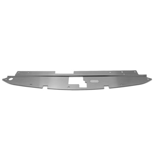 Radiator Support Cover NRG Innovations with Vent, Stainless Steel Engine Bay Air Diversion Panel with Logo Plate, For 05-07 Scion TC, NRG-DVP-3051