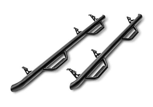 N-Fab Wheel To Wheel F1797QC-TX Nerf Step Bar Textured Black Special Order 3 in. Tube
