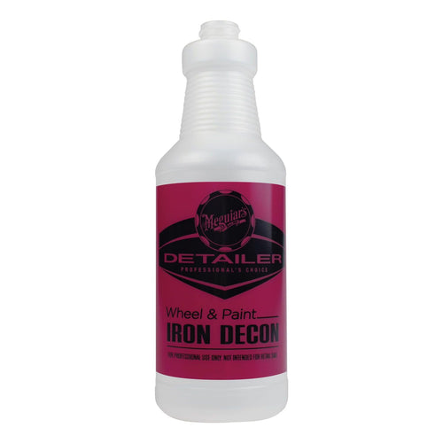 32oz Meguiar's D201801 Wheel & Paint Iron Decon Bottle (No Spray Top)