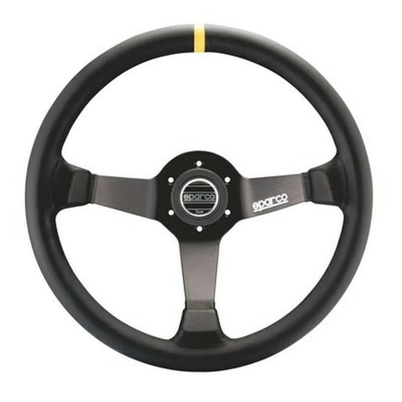 Leather Sparco Steering Wheel,Black, 350mm