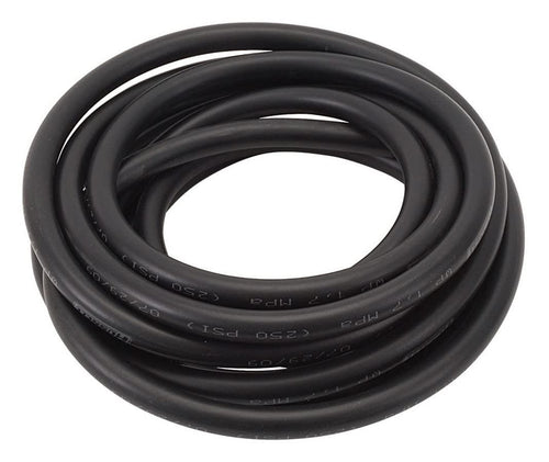 Hose Twist Lok Blk Edelbrock -6, 3 Ft, Black