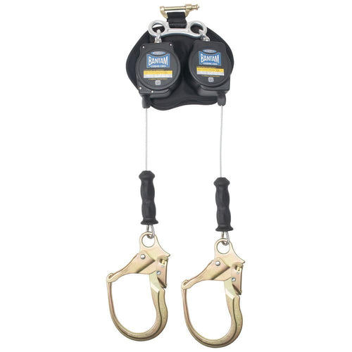 8Ft Werner Bantam Twinleg Leading Edge Self Retracting Lifeline With Steel Form Hook