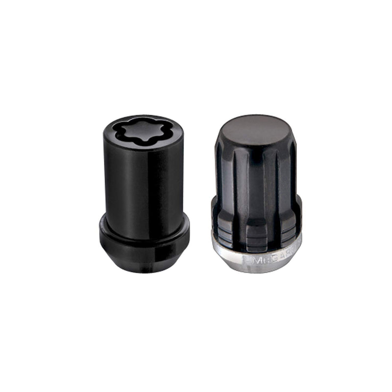SplineDrive McGard 65454BK Wheel Installation Kit Black (M12 x 1.25 Thread Size) - for 4 Lug Wheels, 12 Lug Nuts / 4 Locks / 1 Key / 1 Install Tool