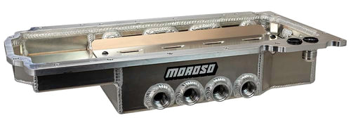 Moroso Aluminum Dry Sump Oil Pan 20618, Fits GM Gen V LT Engines, 4#12 Pick ups