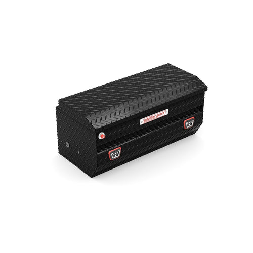 614-5-04 Weather Guard Aluminum All-Purpose Utility Chest, Fits Full and Compact Size Trucks, 7.0 cu ft Storage Capacity (Gloss Black)