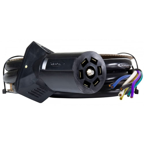 7-Blade Hopkins Towing Solutions LED Test Connector with Cable, SAE Wiring - 6'