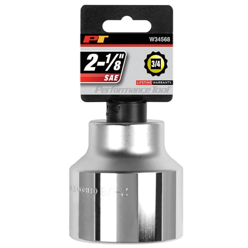 3/4-Inch Drive Performance Tool W34568 12-Point SAE Standard Socket, 2-1/8-Inch
