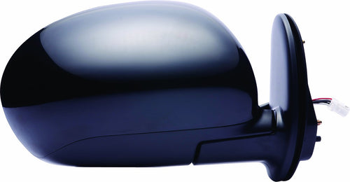 Fit System Mirror Passenger Side for Nissan Cube, Black PTM, Heated Power, Foldaway