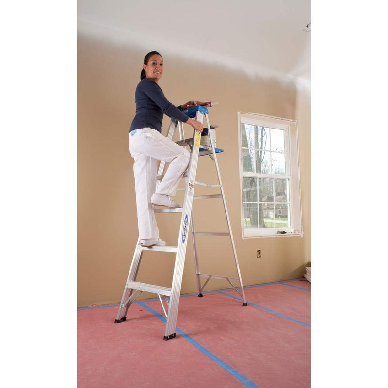 6 Feet Werner stepladders, Blue,Gold 366