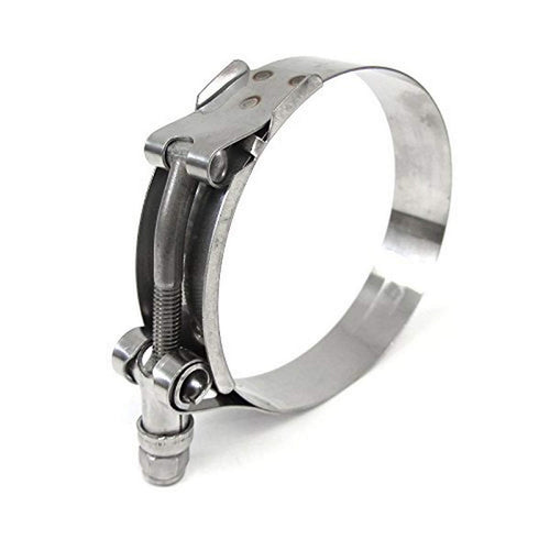 Stainless Steel HPS Performance T-Bolt Hose Clamp Size # 204, fit 7" ID hose SSTC-184-192 Polish 7.25"-7.56" (184mm-192mm)