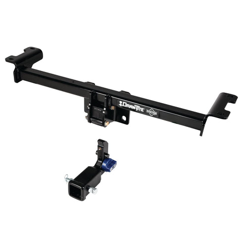 Hidden Hitch Draw-Tite 76902, Completely Hidden Trailer Hitch, 2 in. Removable Receiver, Black, Compatible with 2010 – 2022 Acura RDX