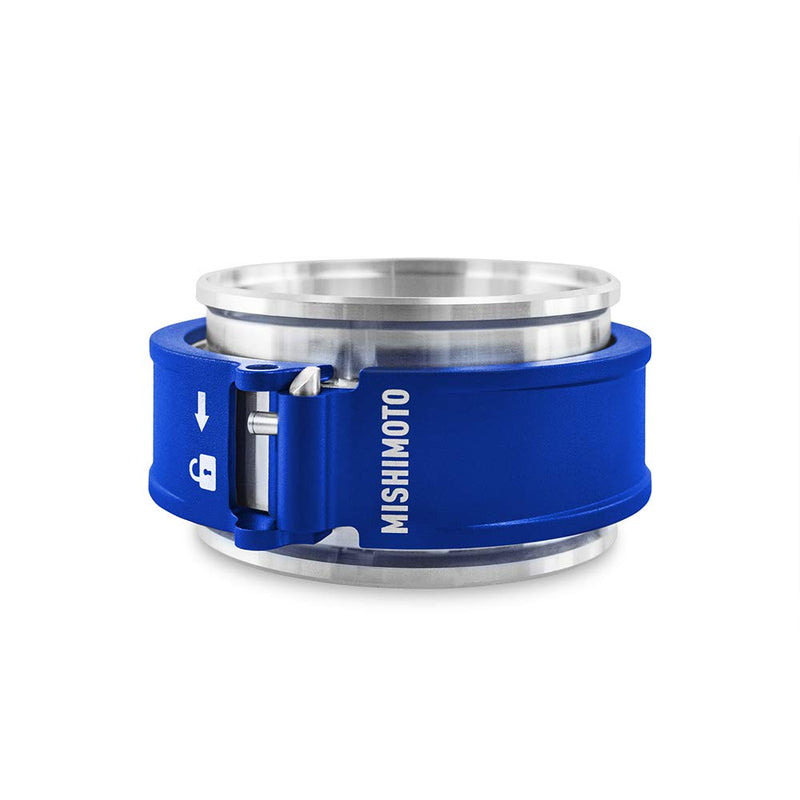 Mishimoto Quick Release MMCLAMP-QD-30BL Clamp Assembly, 3" Blue