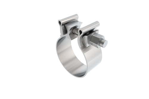 BORLA Universal Accuseal 2.5" Clamp Single Bolt Design T-304 Stainless Steel 18325