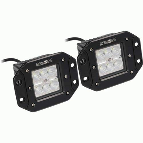 FLUSH MOUNT METRA 3.6" - 6 Led Cube Light Flood (2Pk) (DL-FMCL7)