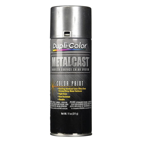 Metalcast Dupli-Color MC206 Automotive Spray Paint - Black Smoke Anodized Coating - 11 oz Aerosol Can