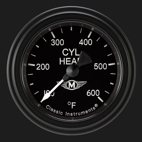 MA197BLF Classic Instruments Moal Bomber 2-1/8" Cylinder Head Temperature Gauge