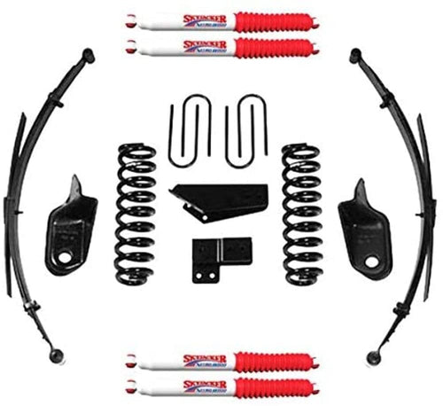 Skyjacker Suspension Lift Kit 186PKS-N w/Shock Nitro Shocks 6 in. Lift Incl. Front/Rear Springs Brackets Rear U Bolt Kit
