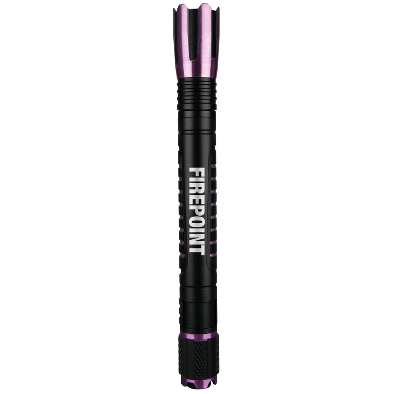 Firepoint-Max Performance Tool W2622 Rechargeable UV LED Flashlight, Anodized Aluminum Housing, Included USB-C Cable, ID Verification, Leak Detection, Water-Resistant, Purple