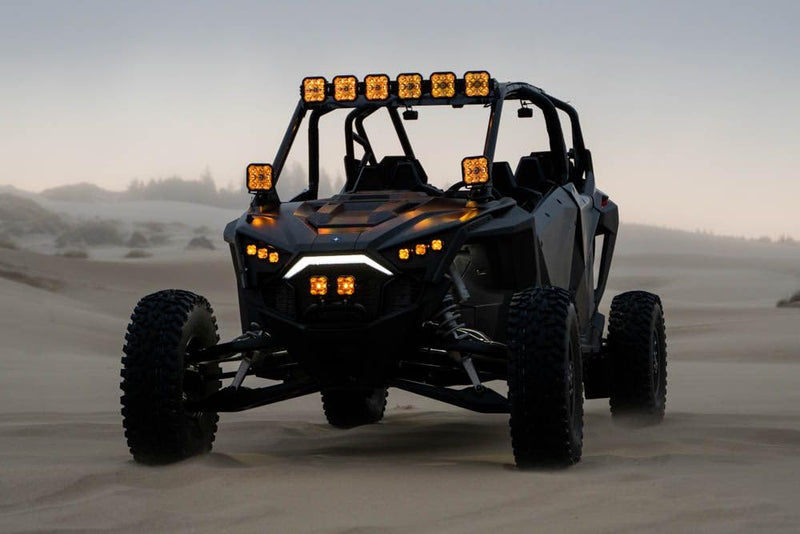 Stage Series Diode Dynamics A-Pillar Pod Kit compatible with Polaris RZR Pro 2020-2023, SS5 Sport Yellow Combo