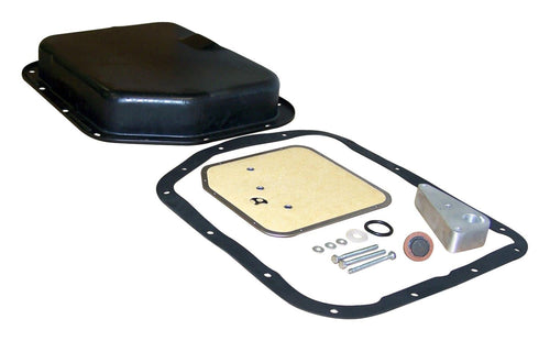 Off-Road Crown Automotive-24001 Deep Transmission Pan Kit - Black