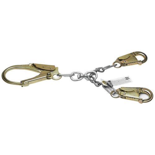 22" Werner C191204 Chain Rebar Positioning Lanyard (Chain, 2 Snap Hook, Rebar Hook), 1per Pack