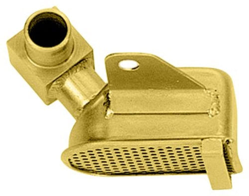 Gold Zinc Plated Milodon Low Profile Oil Pan Pickup for Pontiac