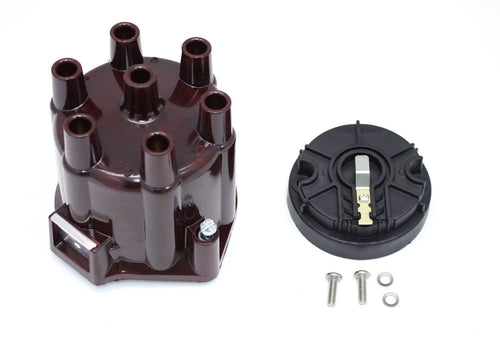 Pertronix Red Cap and Rotor Kit for Flame-Thrower D606701 Billet Distributor 6 Cylinder Engine