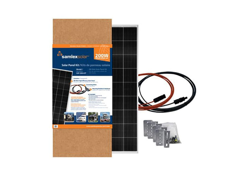 200 Watt Samlex SSP-200-KIT Solar Panel Kit